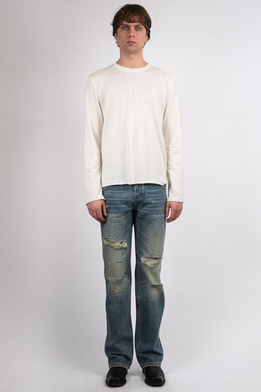 007 Destroyed Bootcut Jeans