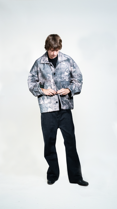 002 Camouflage wool Jacket