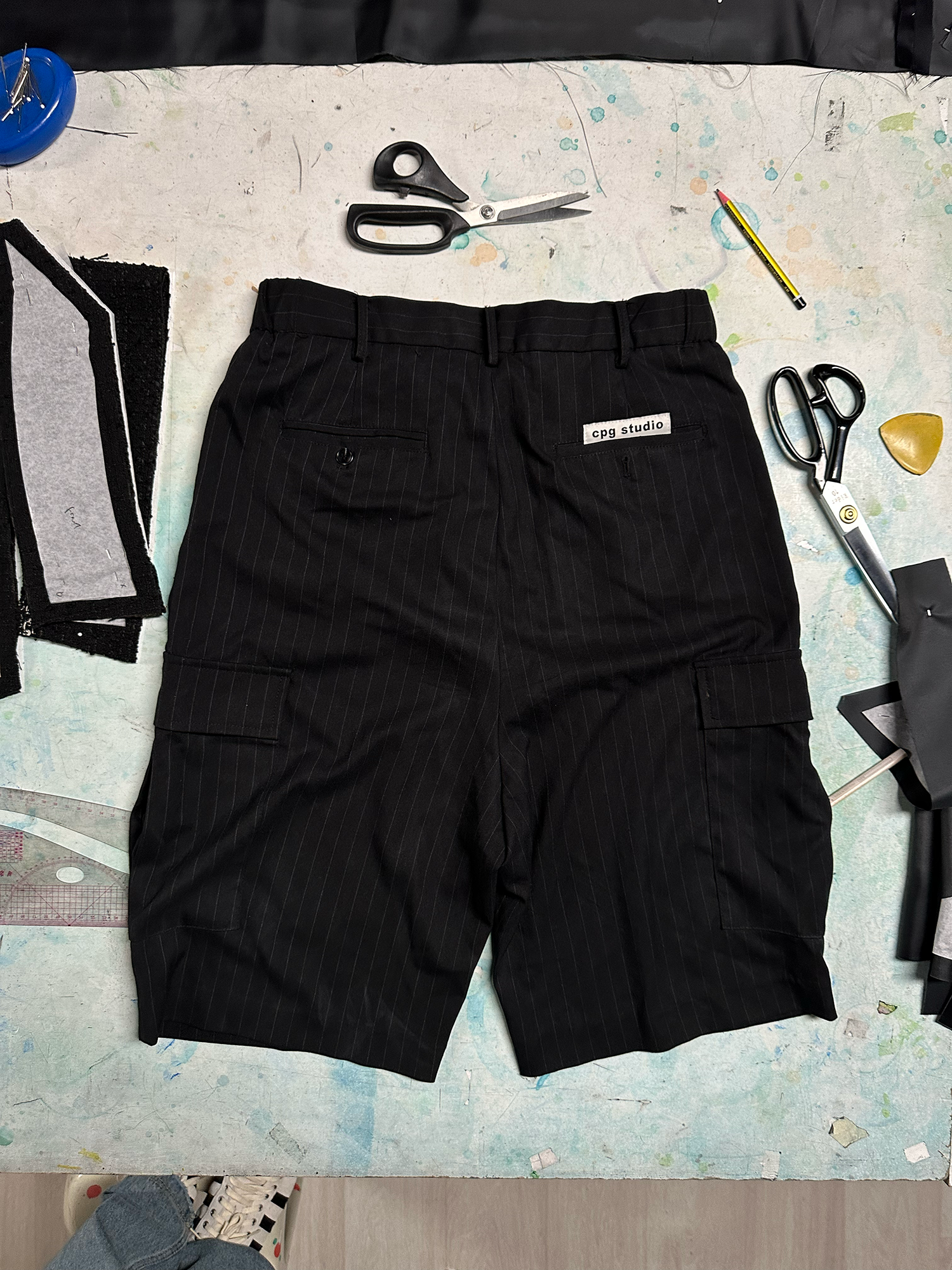 Limited edition pinstripe pants